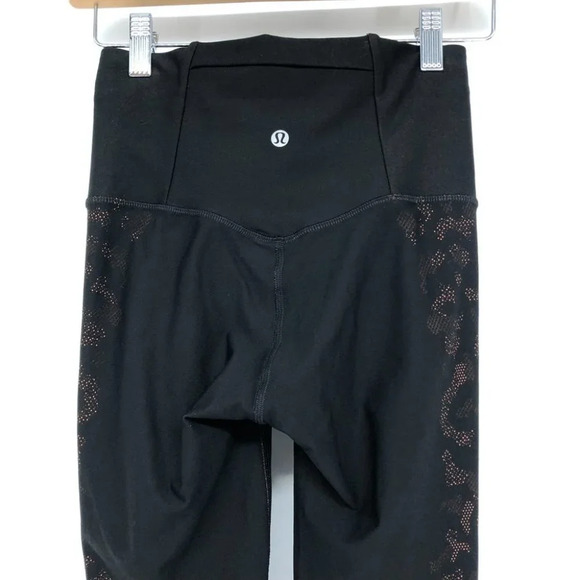 Lululemon Mapped Out High Rise Tight 28" in *Camo Black / Brick Size 4 - Picture 11 of 16